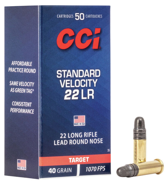 CCI - .22 LR Standard Velocity 40 Grain