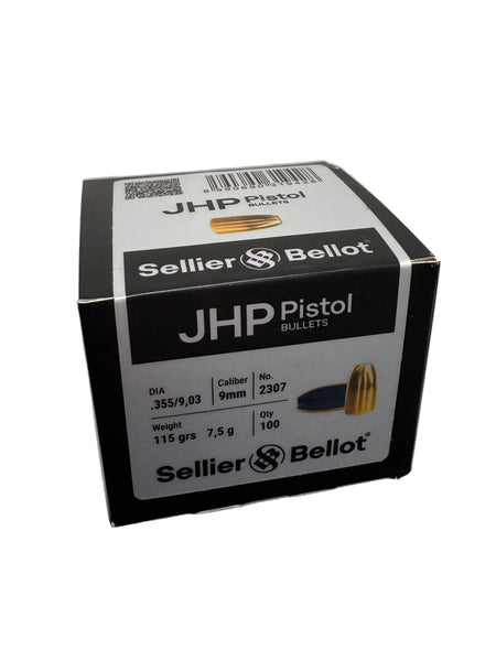 9mm Luger JHP 115gr - Qty 100