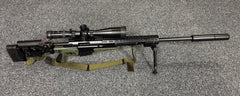 Accuracy International - AX .308 Rifle Black / Green + S&B 12-50x56 PMII P4F MOA Scope - Used