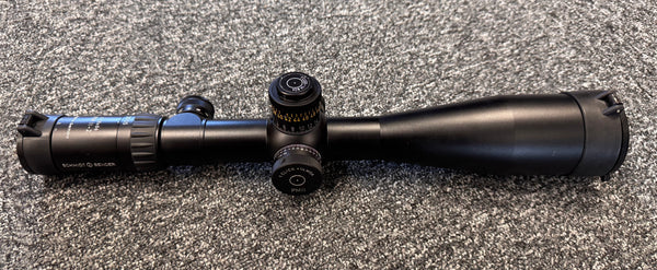 Schmidt & Bender - 5-25x56mm PM II LP 2.BE P4FL2-MOA 1/4 MOA cw DT/ST Riflescope 677-911-985-91-66 - USED