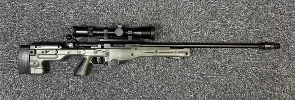 Accuracy International - AT Fixed Green .308 Rifle 26” Barrel + S&B 3-20x50 PMII Ultrashort MRAD H2CMR Reticule - Used