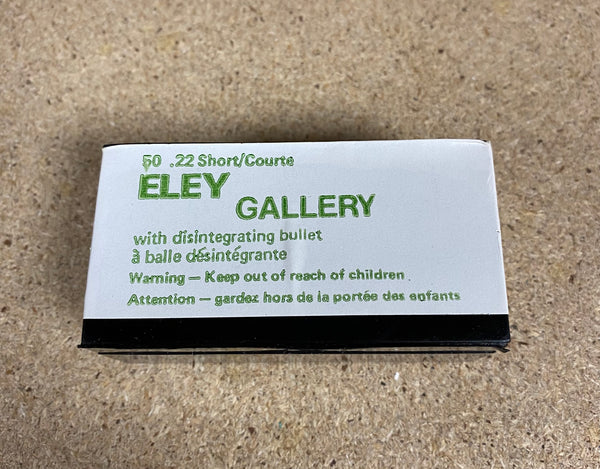 Eley - .22LR Short Gallery Ammunition - 50 Rounds