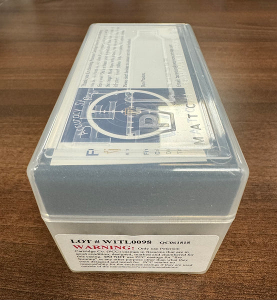 Peterson (USA) - 6mm Creedmoor Unprimed Brass - Qty 50
