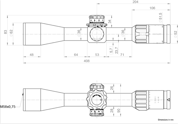 Kahles - K540i Refined Model 26'