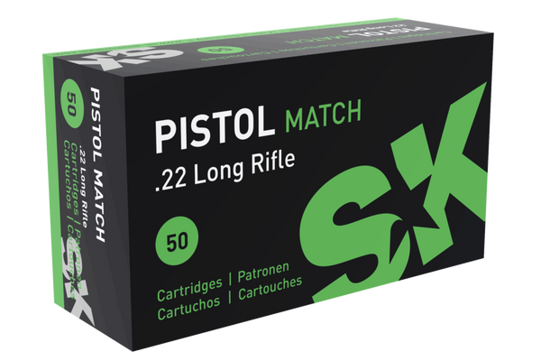 SK - .22LR Pistol Match 40 Grain - 50 Rds