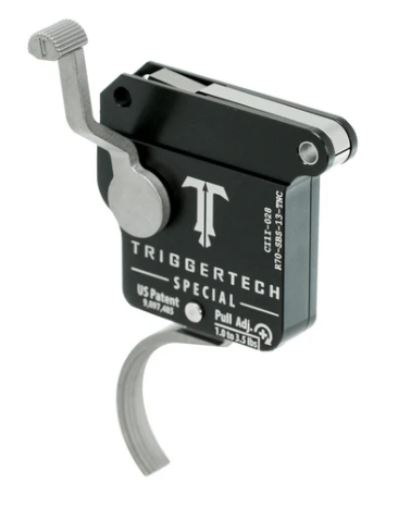 TriggerTech - Rem 700 Special Trigger - Right - No Bolt Release - Curved - R70-SBS-13-TNC