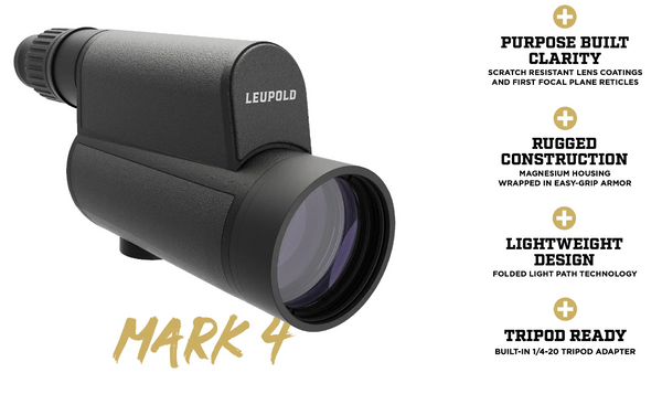 Leupold - Mark 4 - 12-40x60mm TMR Tactical Spotting Scope – Sporting ...