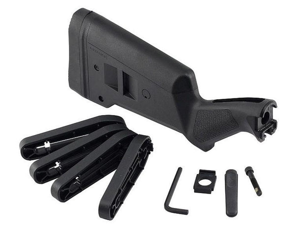 Magpul MAG463 Hunter SGA Low Cheek Riser Kit - Adjustable 0.25 & 0.5 Inch Pads For Remington 870 & More