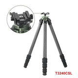 Sunwayfoto - 4 Section Carbon Fiber Tripod Kit for Hunting/Shooting - T3240CSL