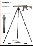 Sunwayfoto - 4 Section Carbon Fiber Tripod Kit for Hunting/Shooting - T3240CS