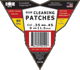 Bore Smith - Premium Gun Cleaning Triangle Patches