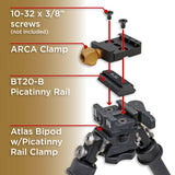 BT20-B - Atlas Accuracy International Spigot Bottom Rail