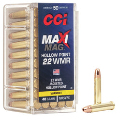 CCI - Maxi-Mag JHP .22 WMR 40gr Ammunition