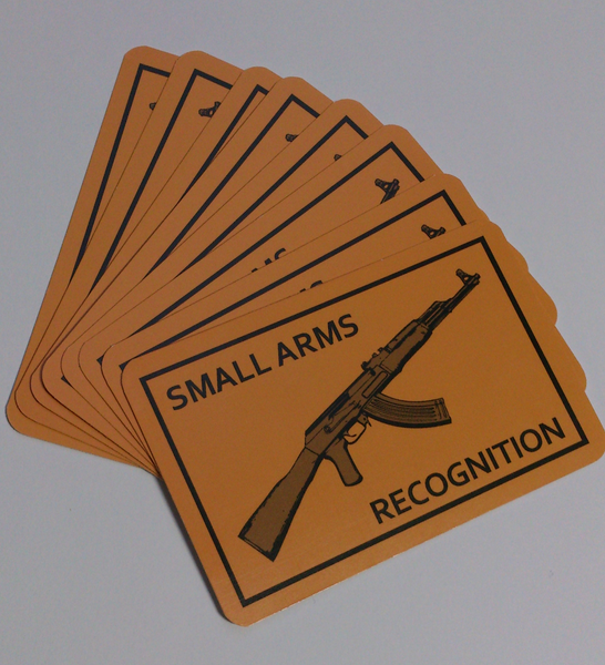 Small Arms Recognition Playing Cards
