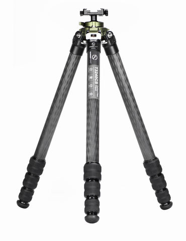 Sunwayfoto - 4 Section Carbon Fiber Tripod Kit for Hunting/Shooting - T3240CS