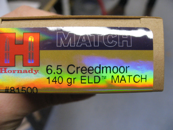 Hornady - 6.5 Creedmoor ELD Match 140gr