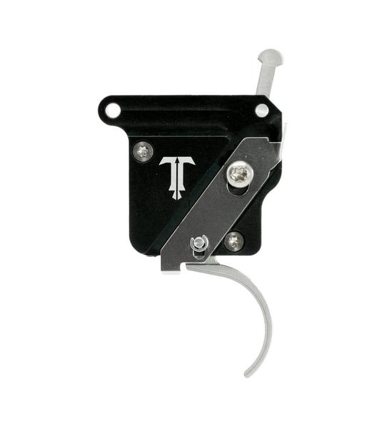 TriggerTech - Rem 700 Primary Curved Single Stage Trigger - SS/Black - R70-SBS-14-TBC