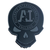 Accuracy International - AI Skull Logo Velcro Patch - Various Colours