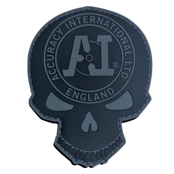 Accuracy International - AI Skull Logo Velcro Patch - Various Colours