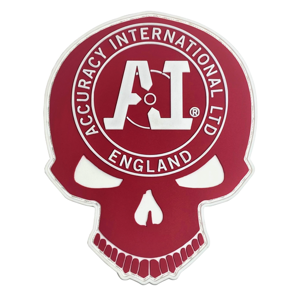 Accuracy International - AI Skull Logo Velcro Patch - Various Colours