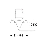 BT74 - Atlas Raider Cleat Feet