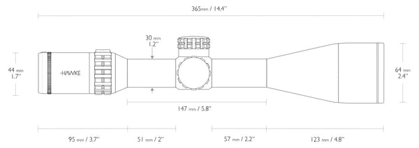 Hawke - Frontier 30 FFP 5-25x56