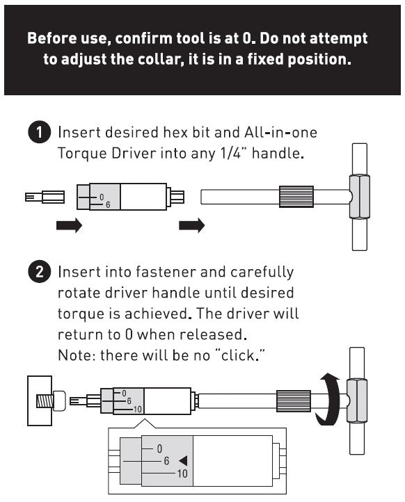 Fix It Sticks 6-25 Inch-Pound Mini All-In-One Torque Driver 