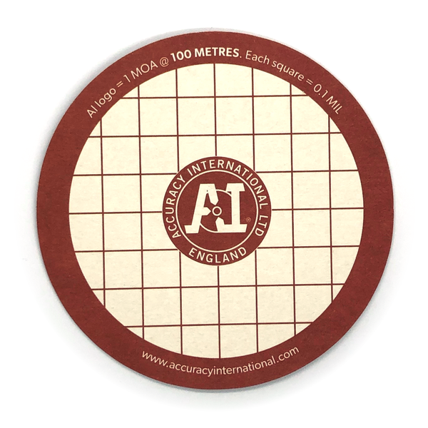Accuracy International - Target Coaster / Beer Mat