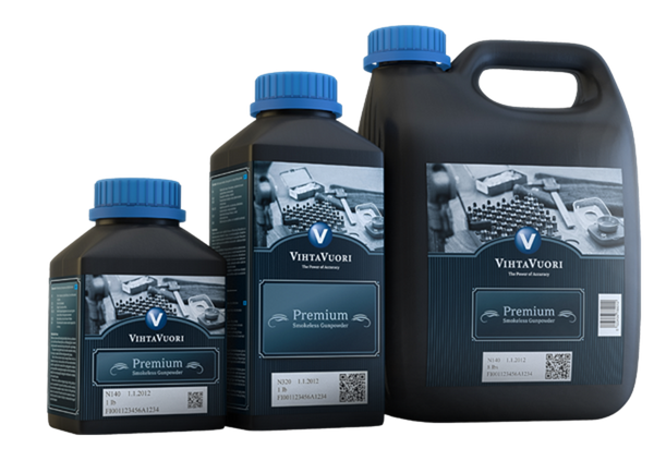 Vihtavuori Premium Smokeless Powder N100, N300, N500 Series